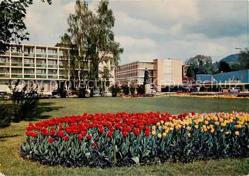 AK / Ansichtskarte 73847534 Reutlingen_BW Friedrich-List-Platz mit Parkhotel Blumenbeet 