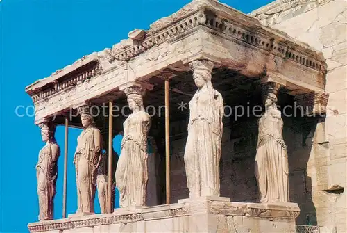 AK / Ansichtskarte 73847612 Athen_Greece Karyatiden am Erechtieion 