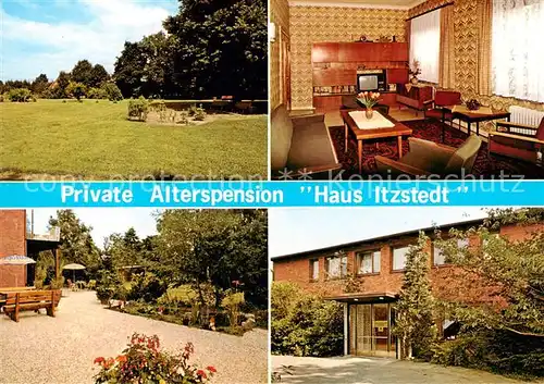 AK / Ansichtskarte 73847954 Bad_Segeberg Private Alterspension Haus Itzstedt Zimmer Garten Park Bad_Segeberg