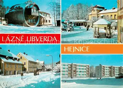 AK / Ansichtskarte 73847992 Lazne_Libverda_Bad_Liebwerda_CZ Stred lazni Hejnice Stred obce Nova vystavba 