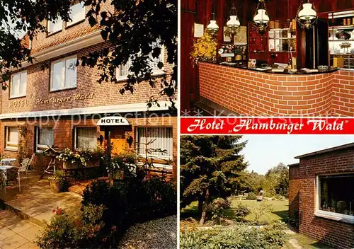 AK / Ansichtskarte 73848226 Schmalenbeck_Grosshansdorf Hotel Hamburger Wald Theke Garten Schmalenbeck