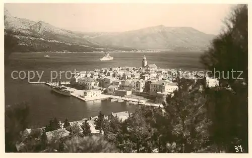 AK / Ansichtskarte 73848898 Korcula_Curzola_Croatia Panorama 