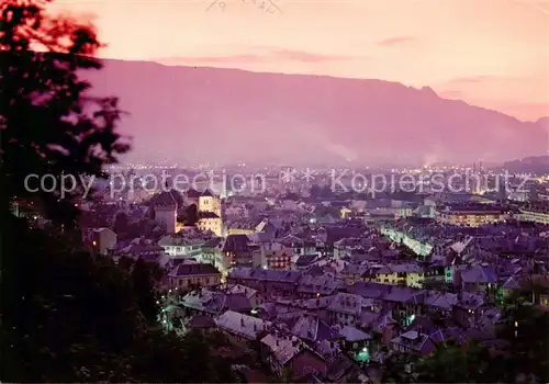 AK / Ansichtskarte  Chambery_73 La ville au crepuscule 