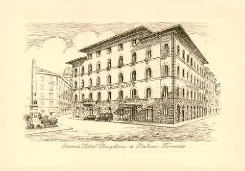 AK / Ansichtskarte 73849171 Firenze_Florenz Grand Hotel Baglioni e Palace 