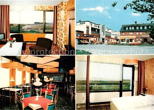 AK / Ansichtskarte 73849288 Schillig_Horumersiel Hotel Seeblick Gastraeume Zimmer 