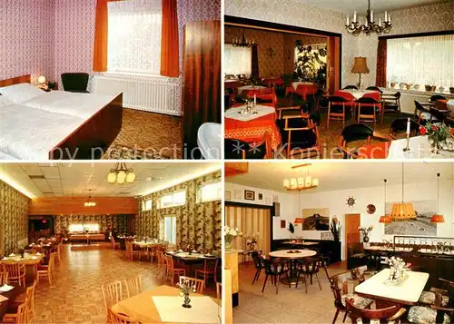 AK / Ansichtskarte 73849355 Witzwort_Adolfskoog Gasthof Behrend Becker ADAD-Hotel Restaurant Fremdenzimmer 