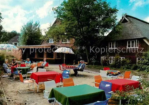 73849411 Hitzacker_Elbe Gast- und Pensionshaus Waldesruh Terrasse Hitzacker Elbe