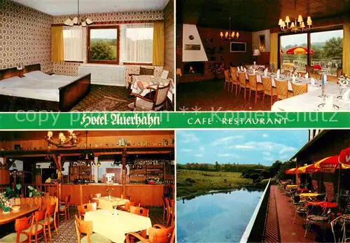 AK / Ansichtskarte 73849508 Oelixdorf Hotel Restaurant Auerhahn Fremdenzimmer Terrasse Oelixdorf