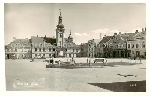 AK / Ansichtskarte 73849686 Kaplitz_Kaplice_CZ Marktplatz Rathaus 