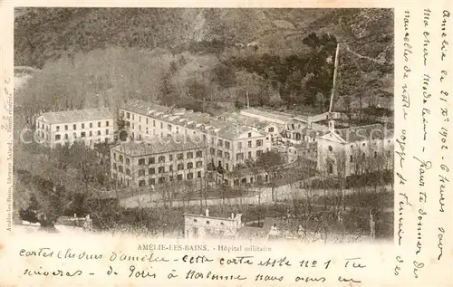 AK / Ansichtskarte  Amelie-les-Bains-Palalda_66 Hopital militaire 