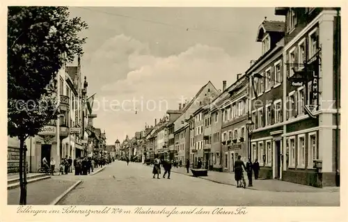 AK / Ansichtskarte 73849848 Villingen_-Schwenningen Niederestrasse mit dem Oberen Tor 