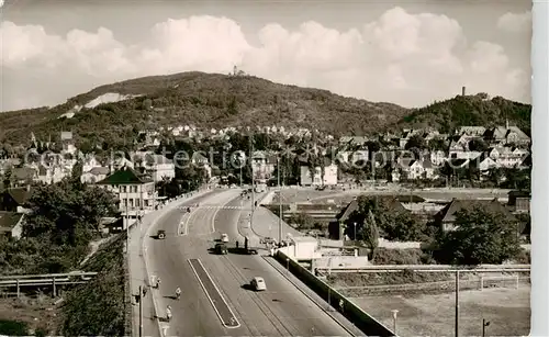 AK / Ansichtskarte 73849921 Weinheim_Bergstrasse mit W.S.C. Wachenburg und Burgruine Windeck Weinheim_Bergstrasse