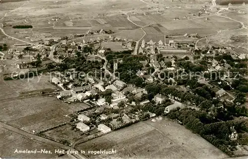 AK / Ansichtskarte 73850073 Nes_Ameland_NL het dorp in vogelvlucht 