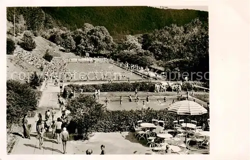 AK / Ansichtskarte 73850124 Blaubeuren Schwimmbad Blaubeuren