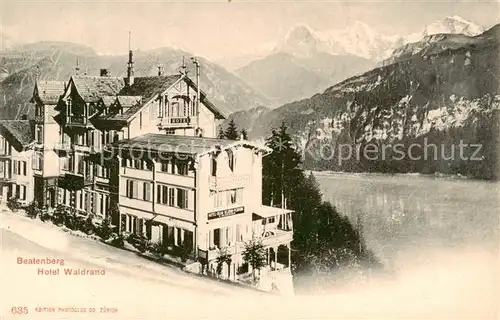 AK / Ansichtskarte  Beatenberg_Thunersee_BE Hotel Waldrand 