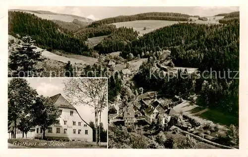 AK / Ansichtskarte 73850392 Gremmelsbach_Triberg Panorama Gasthaus zur Staude 