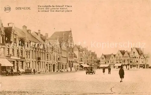 AK / Ansichtskarte 73850762 Dixmude_Diksmuide_Belgie Un coin de la Grand Place 