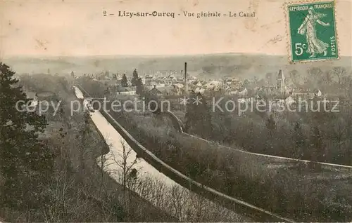 AK / Ansichtskarte  Lizy-sur-Ourcq Vue générale le Canal Lizy-sur-Ourcq