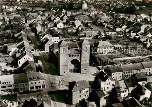 AK / Ansichtskarte 73851213 Roden_Saar Fliegeraufnahme mit Kirche Roden_Saar