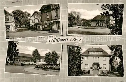 AK / Ansichtskarte 73851365 Huellhorst Teilansichten Gasthaus Huellhorst