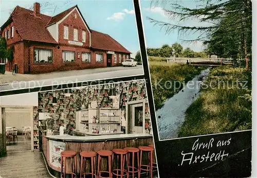 AK / Ansichtskarte 73851477 Axstedt Bruenjes Gasthaus Partie am Bach Axstedt