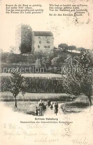 AK / Ansichtskarte  Habsburg_Schloss_AG Schloss Habsburg Stammschloss des oesterreichischen Kaiserhauses 