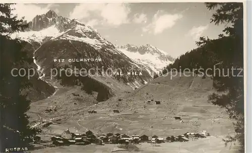 AK / Ansichtskarte  Culmatsch_Piz_2897m_GR Panorama 