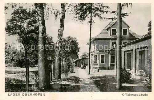 AK / Ansichtskarte  Oberhofen_67_Alsace Lager Oberhofen Offiziersgebaeude 