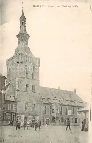 AK / Ansichtskarte  Bailleul_Nord Hotel de Ville Bailleul_Nord