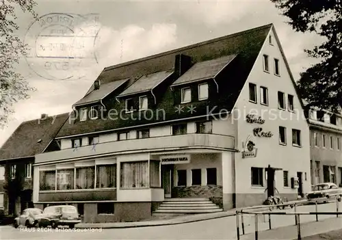 AK / Ansichtskarte 73852177 Brilon Haus Rech Restaurant Café Konditorei Brilon