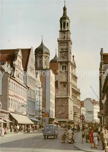 AK / Ansichtskarte 73852262 Augsburg Rathaus und Perlach Augsburg