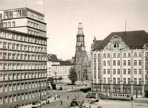 AK / Ansichtskarte 73852282 Wroclaw Vue prise de la Place de Sel sur la Place du Marché Wroclaw