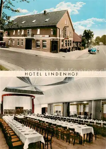 AK / Ansichtskarte 73852382 Nenndorf_Harburg Hotel Lindenhof Festsaal Nenndorf Harburg