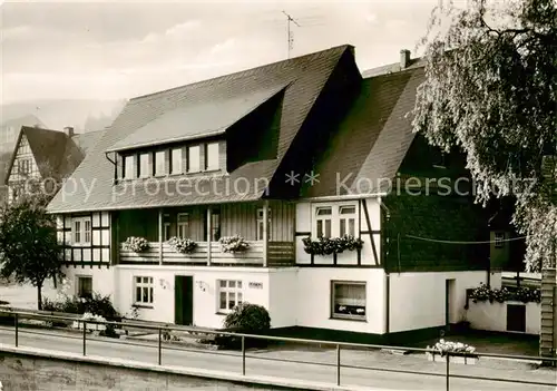 AK / Ansichtskarte 73852560 Westfeld_Sauerland Pension Burmann Westfeld_Sauerland