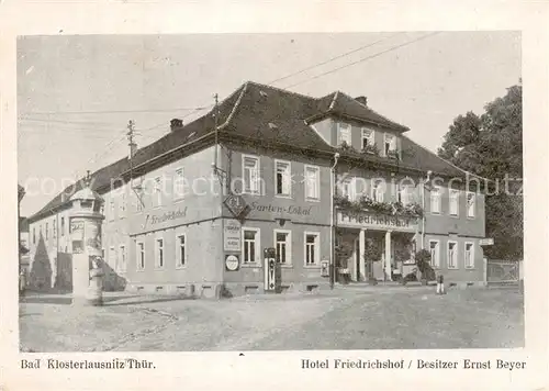 AK / Ansichtskarte 73852746 Bad_Klosterlausnitz Hotel Friedrichshof Bad_Klosterlausnitz