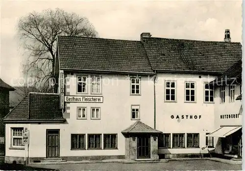 AK / Ansichtskarte 73852759 Herleshausen Gasthof Engel Gasthaus Fleischerei Herleshausen