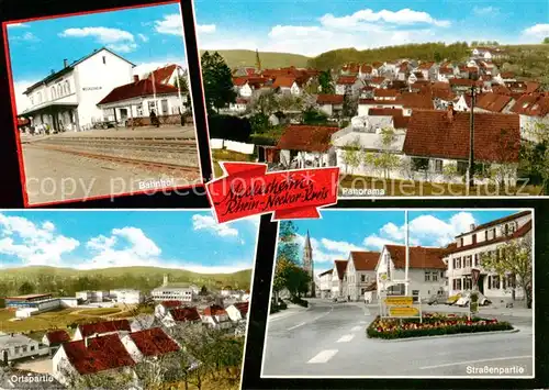 AK / Ansichtskarte 73852809 Meckesheim Bahnhof Panorama Ortspartie Strassenpartie Meckesheim