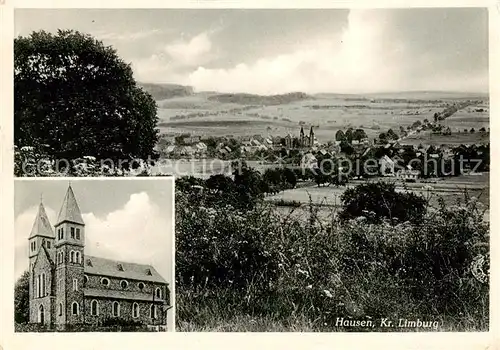 AK / Ansichtskarte 73852814 Hausen_Limburg_Lahn Panorama Kirche 