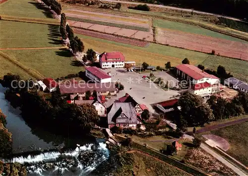 AK / Ansichtskarte 73852928 Cappel_Marburg Landschulheim Steinmuehle Fliegeraufnahme Cappel Marburg