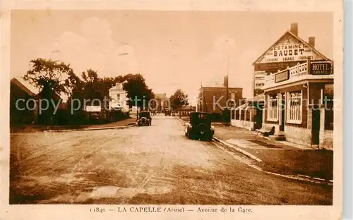 AK / Ansichtskarte  La_Capelle_02_Aisne Avenue de la Gare 