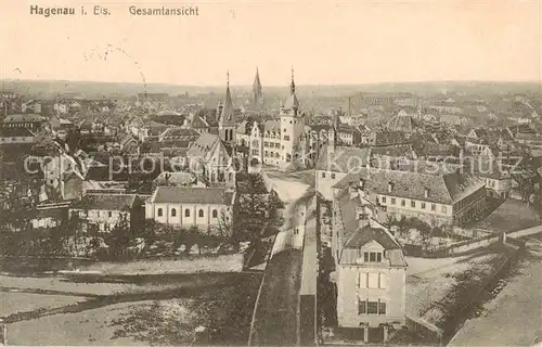 AK / Ansichtskarte  Hagenau_67_Bas-Rhin_Alsace Gesamtansicht 