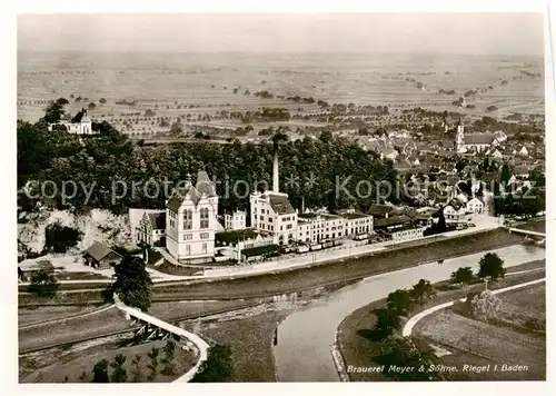 AK / Ansichtskarte 73853474 Riegel_Kaiserstuhl Brauerei Meyer und Soehne Riegel_Kaiserstuhl