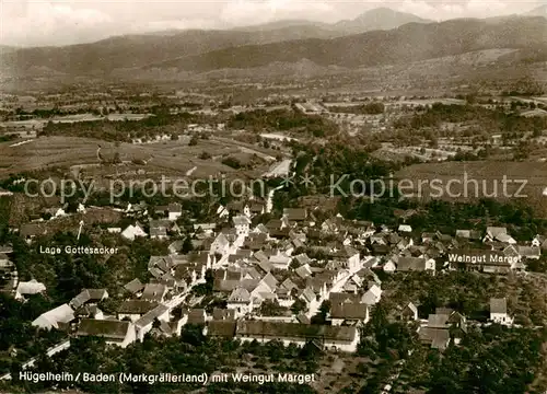 AK / Ansichtskarte 73853475 Huegelheim mit Weingut Marget Markgraeflerland Huegelheim