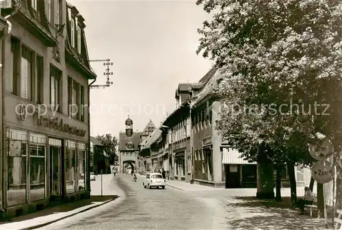 AK / Ansichtskarte 73853625 Bad_Schmiedeberg Wittenberger Strasse mit Au Tor Bad_Schmiedeberg