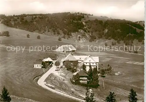 AK / Ansichtskarte 73853775 Schauinsland_Oberried_BW Hotel Halde Fliegeraufnahme 