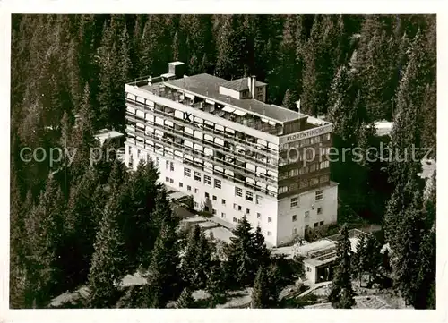 AK / Ansichtskarte  Arosa_GR Sanatorium Florentinum Fliegeraufnahme Arosa_GR