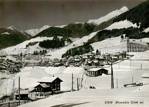 AK / Ansichtskarte  Disentis_GR Panorama Disentis GR