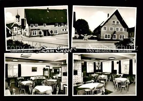 AK / Ansichtskarte 73854157 Allensbach_Bodensee Gasthof Pension Zum Engel Gastraeume Allensbach_Bodensee