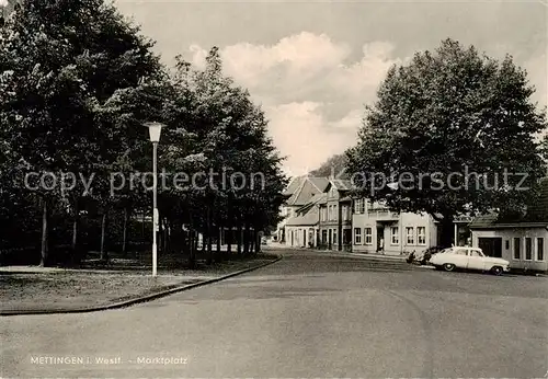 AK / Ansichtskarte 73854200 Mettingen_Westfalen Marktplatz Mettingen_Westfalen