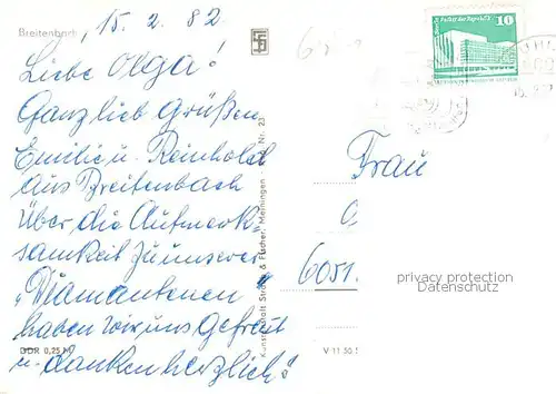 AK / Ansichtskarte 73854260 Breitenbach_Eichsfeld Schwimmbad Breitenbach Eichsfeld